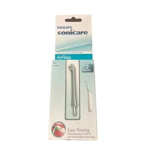 New Philips Sonicare Standard AirFloss HX8002 2x Replacement Nozzle Tips Sealed